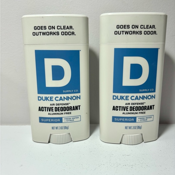 Duke Cannon Other - 2 Pack Duke Cannon Active Deodorant Superior Fresh Water + Citrus 3 oz
